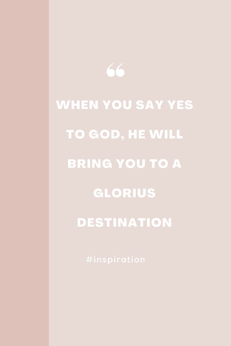 God is asking you to move