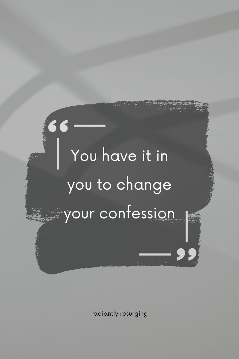 overcome the poverty mindset by changing your confession