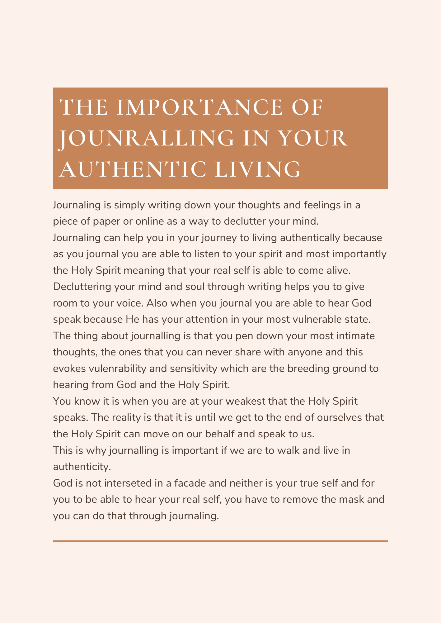 Living Authentically - Image 2