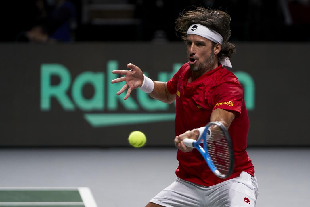 Feliciano Lopez of Spain gives an incredible performance on home turf.