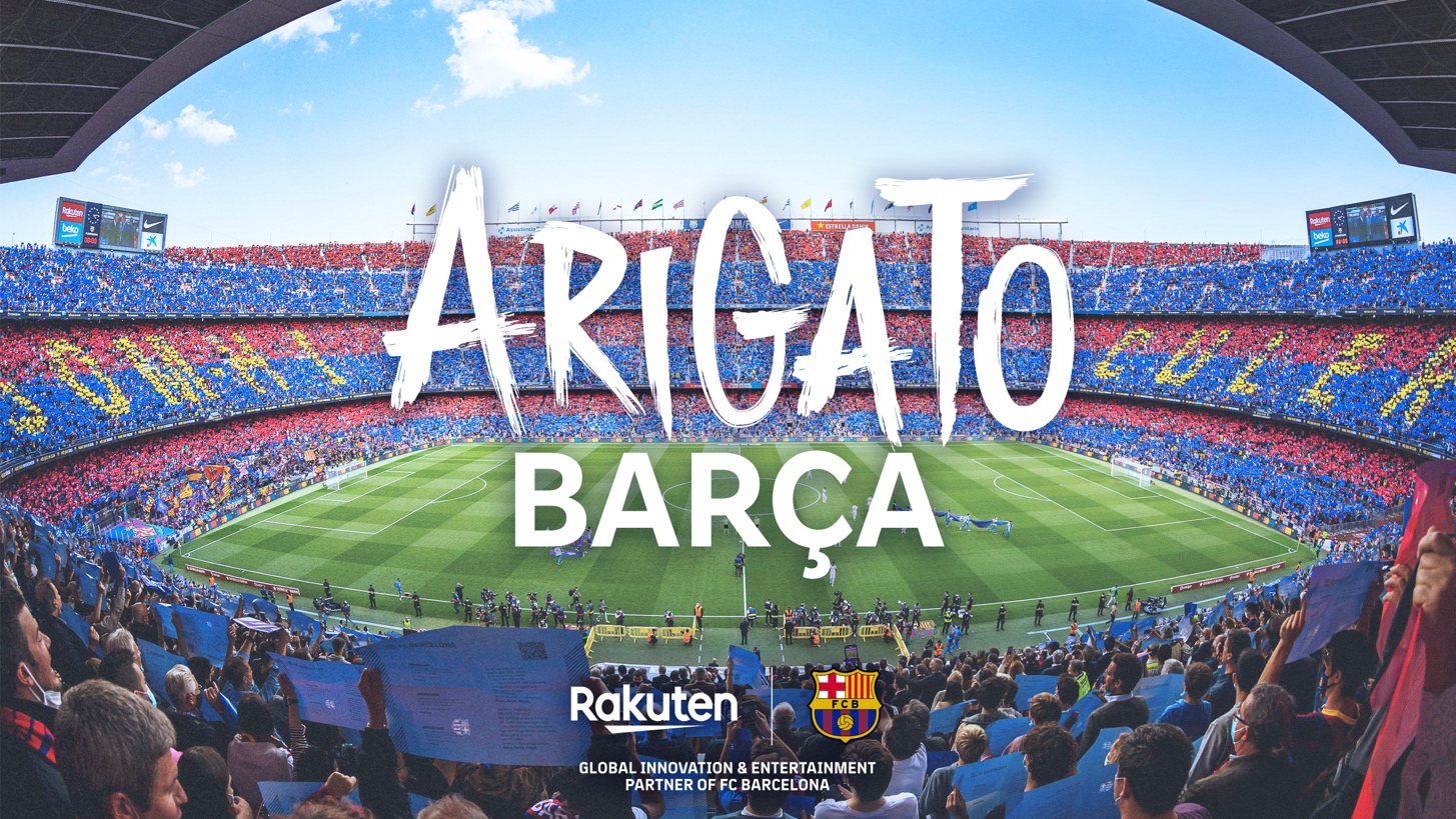 Rakuten expressed its gratitude to FC Barcelona and all 400 million Barça fans around the world for a historic five year partnership.