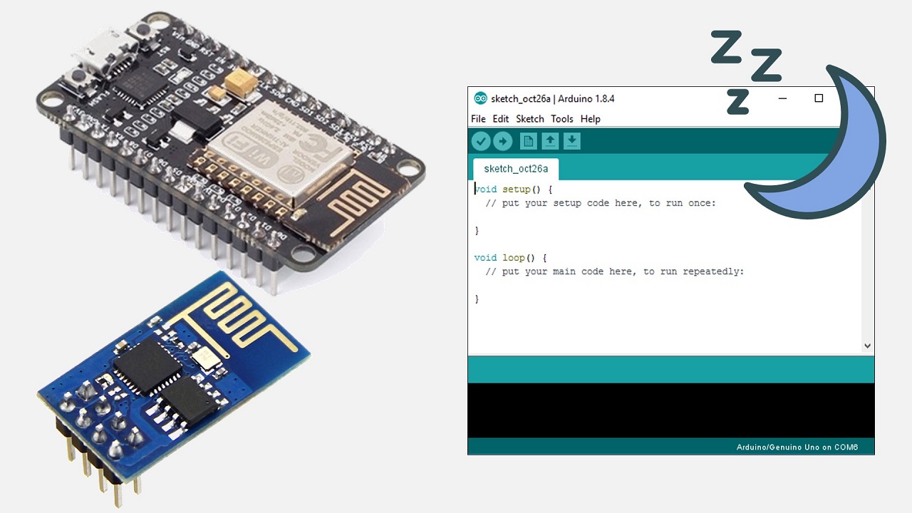 ESP-01 ESP8266 NodeMCU Deep Sleep with Arduino IDE
