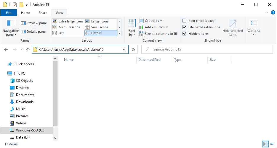Arduino IDE ESP32 ESP8266 NodeMCU Board Add-on fix install