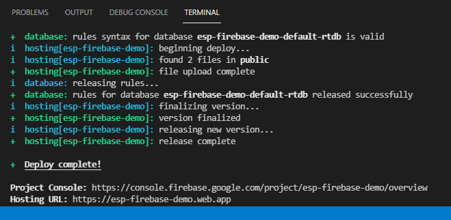 Firebase App First Deploy Testing