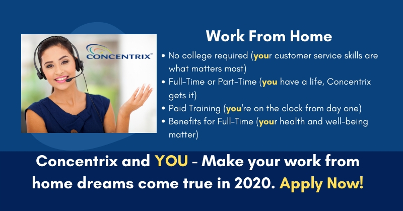Work From Home For Concentrix Full And Part Time Customer Service Sales 35 States Work From Home Jobs By Rat Race Rebellion