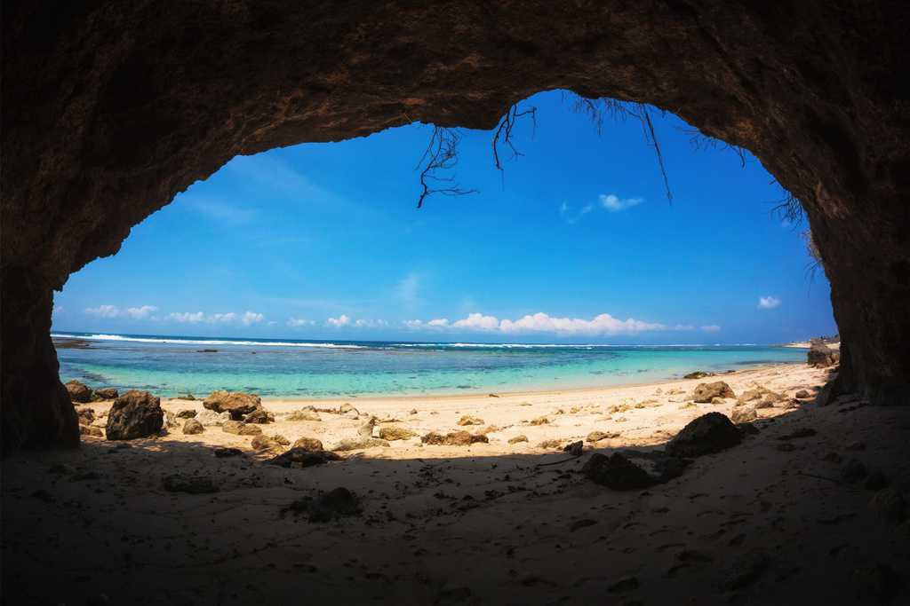 Cave at Pandawa Beach