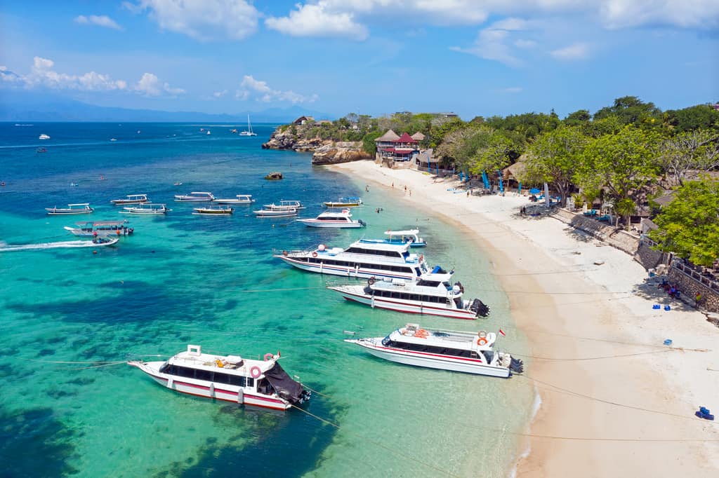 Mushroom Bay beach, Nusa Lembongan 