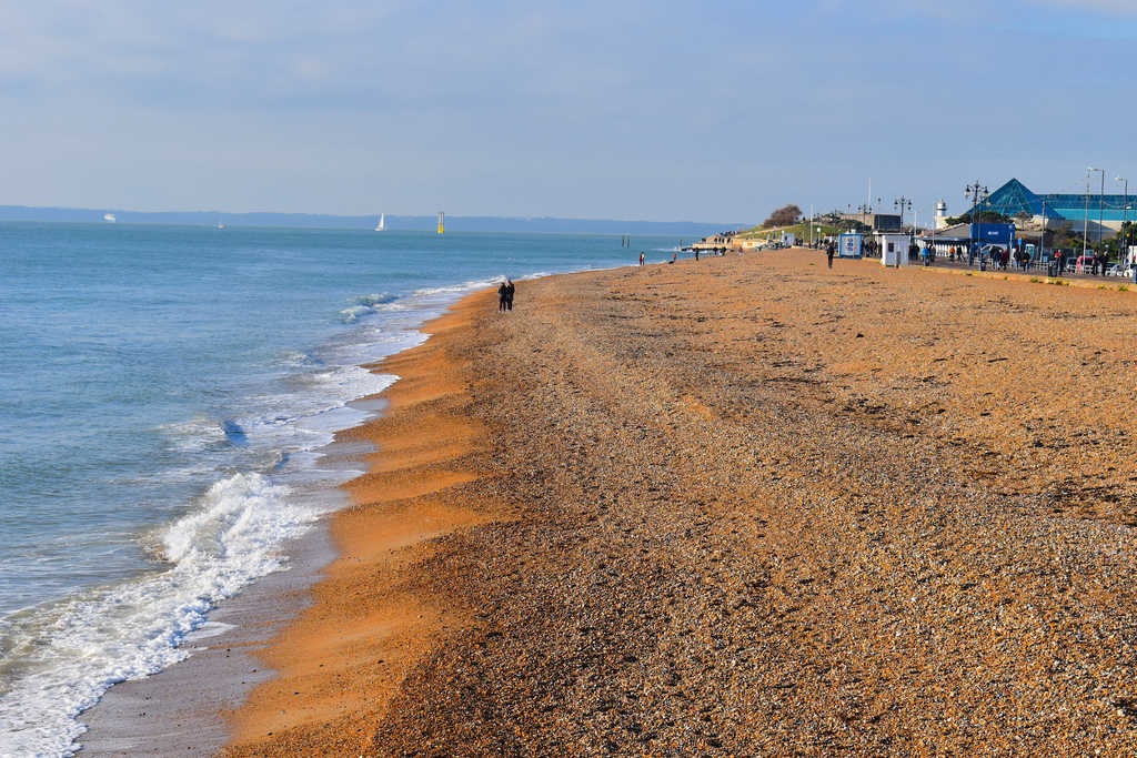 Southsea beach UK