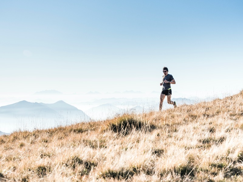 Runner Training In a Field