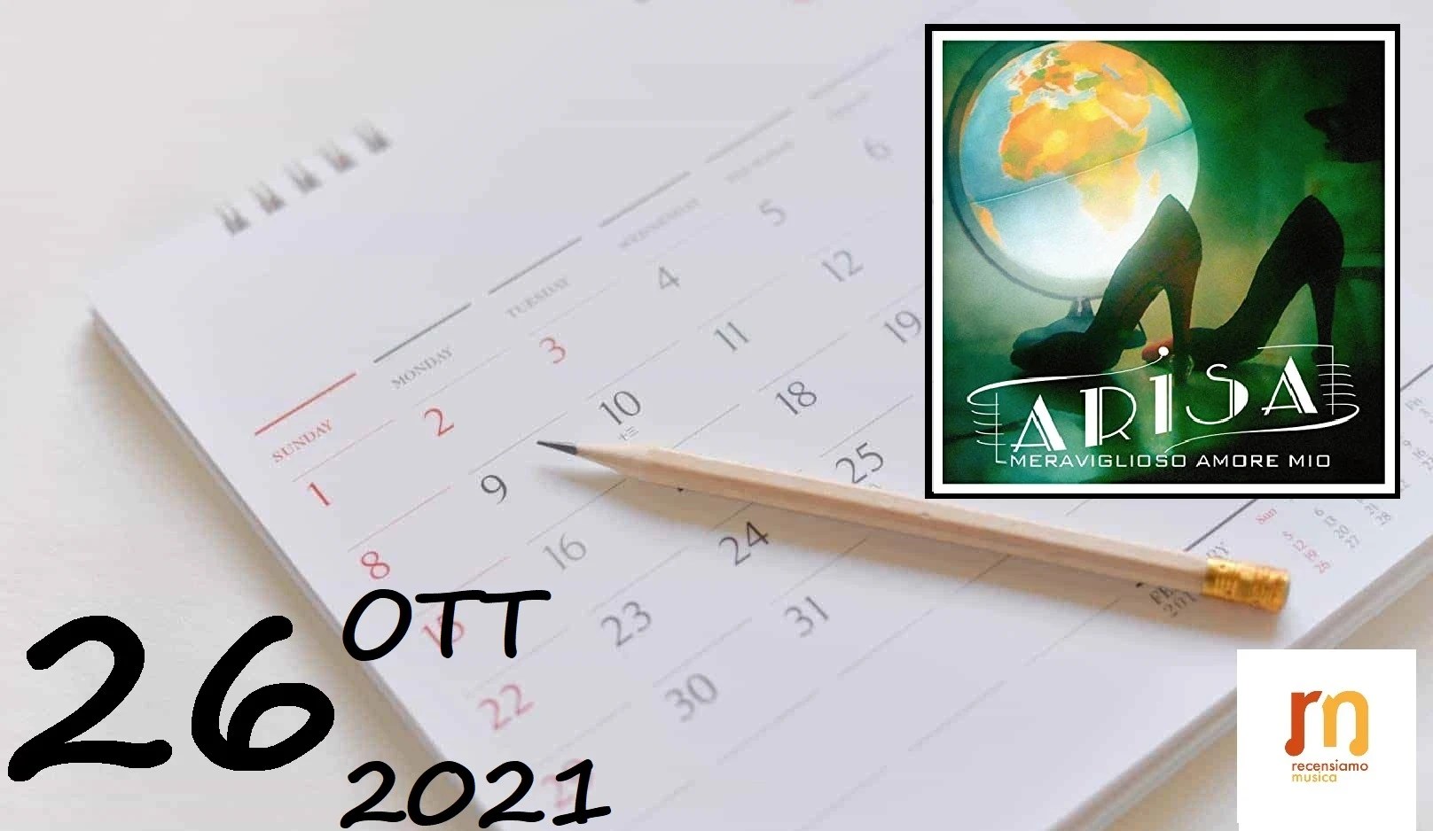 La Canzone Del Giorno 26 Ottobre Meraviglioso Amore Mio Di Arisa