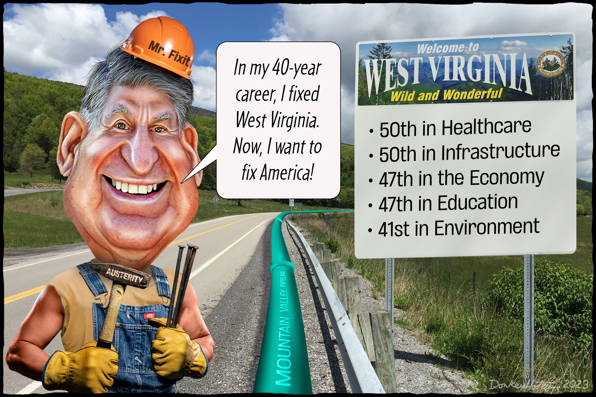 No surprise - Manchin's Permitting Reform Bill is a big giveaway to Big Oil