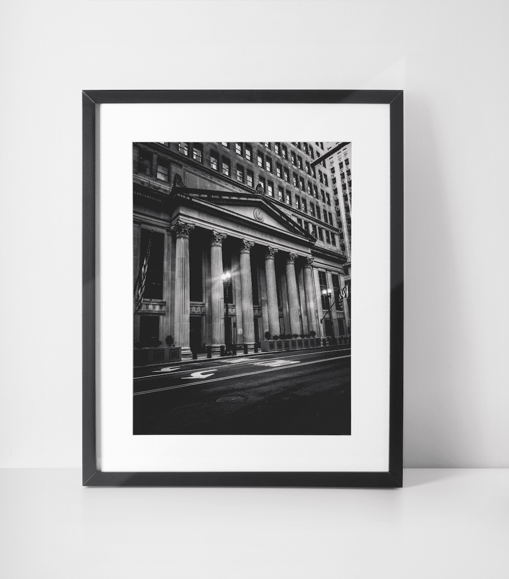 Chicago Federal Reserve Photograph | Frame Mockup