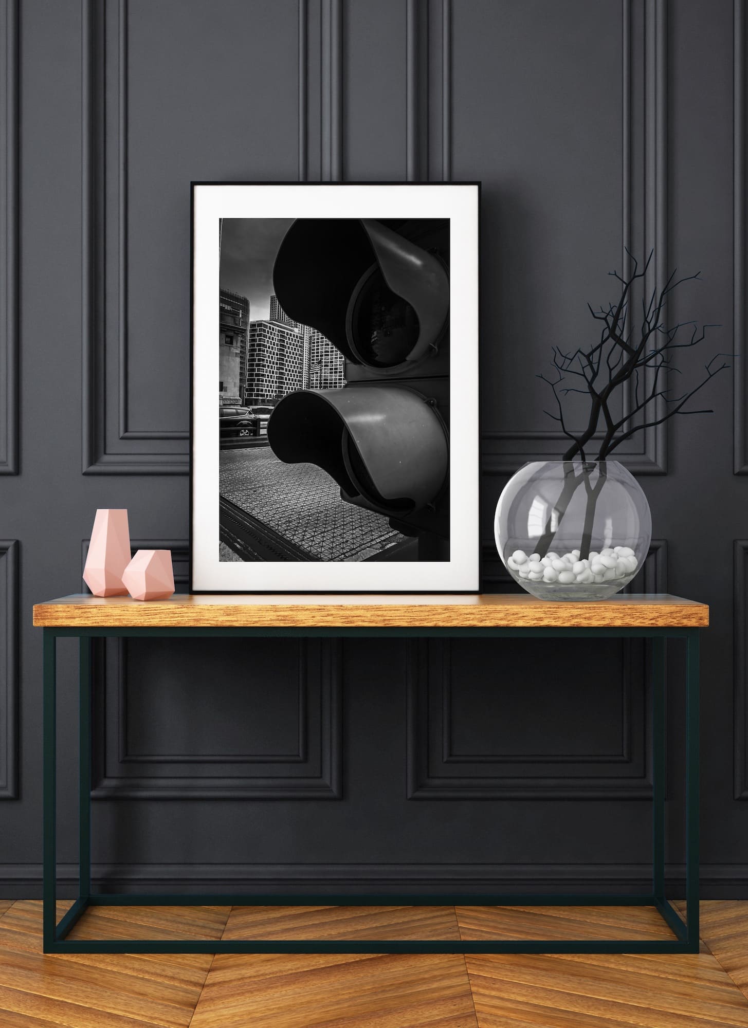 Chicago Photography | black and white photography | Traffic Signal Dark Room small