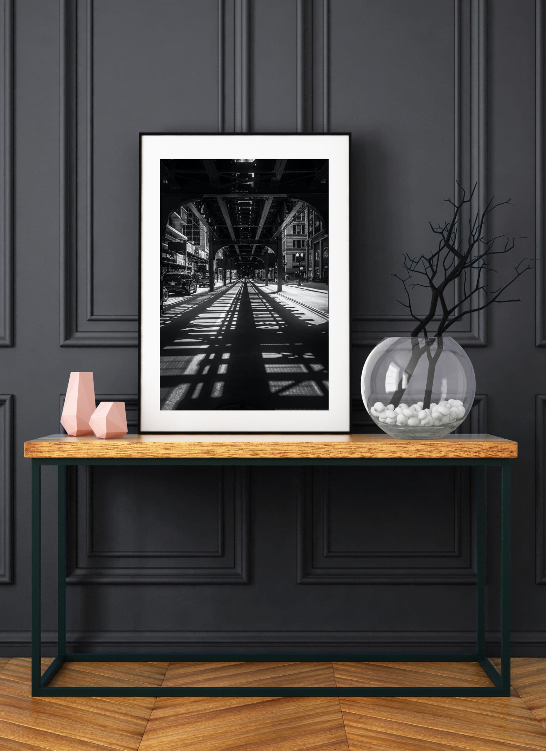 Chicago Photography | black and white photography | Under Tracks Dark Room small