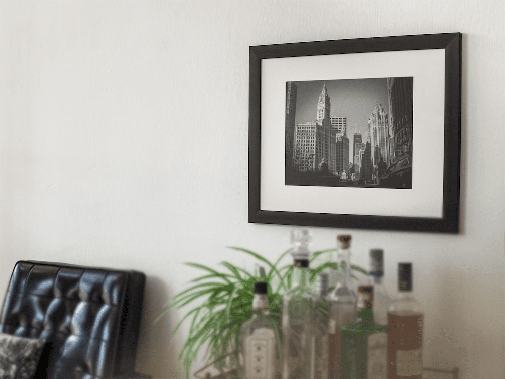 Wrigley Building Chicago Photography | Bar Mockup