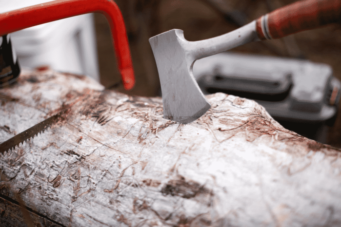 Bow saw and small metal axe The Best Bow Saws of 2018: A Review of the Top Units