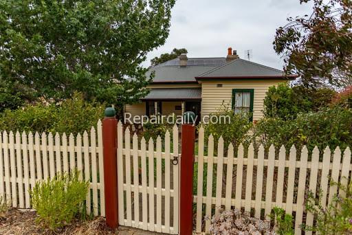 fence and house fence and house