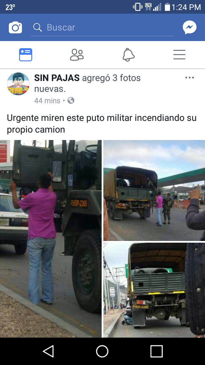 Denuncias a militar