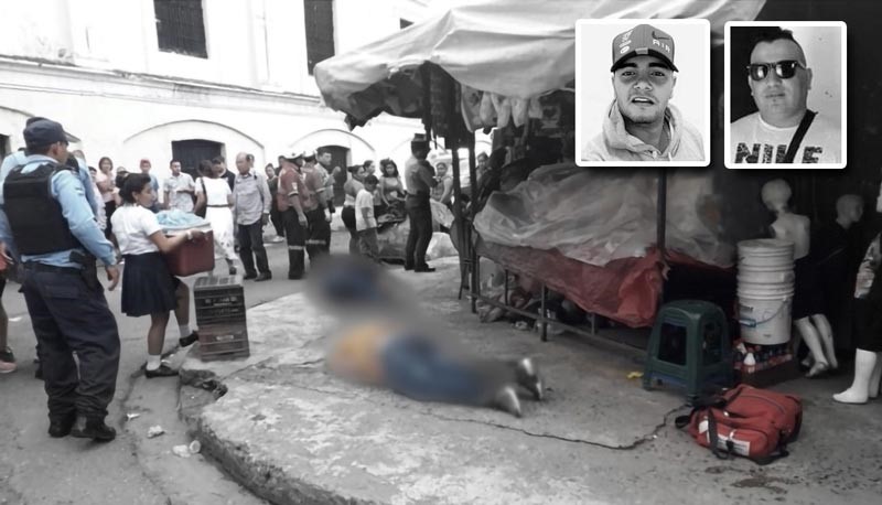 Los dos vallecaucanos fueron asesinados hacia las 4:30 p.m. del pasado 11 de junio en la Tercera Avenida, cerca del Instituto Mixto Hibueras, en Tegucigalpa. Connectas reportó que “desde 2012 llegó ese delito a Tegucigalpa, Santa Cruz, Campamento y San Pedro Sula, que se extendió luego por El Progreso y Marcala hasta alcanzar departamentos como La Paz, en La Ceiba, Santa Rosa de Copán y Choluteca. El ‘gota a gota’ logra su mayor auge en Honduras a partir del 2018”. Foto: cortesía Qhubo Cali