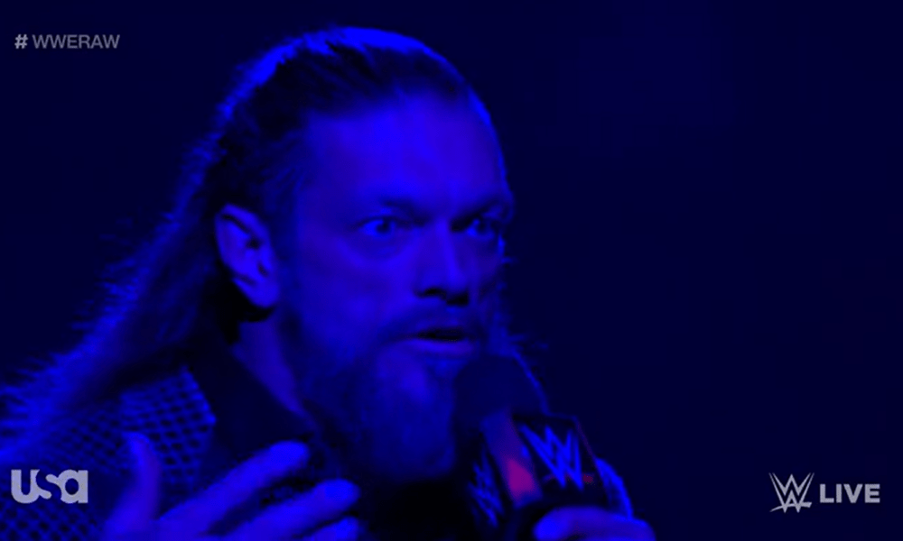 Edge lance une nouvelle musique d’entrée lors de la WWE Monday Night Raw