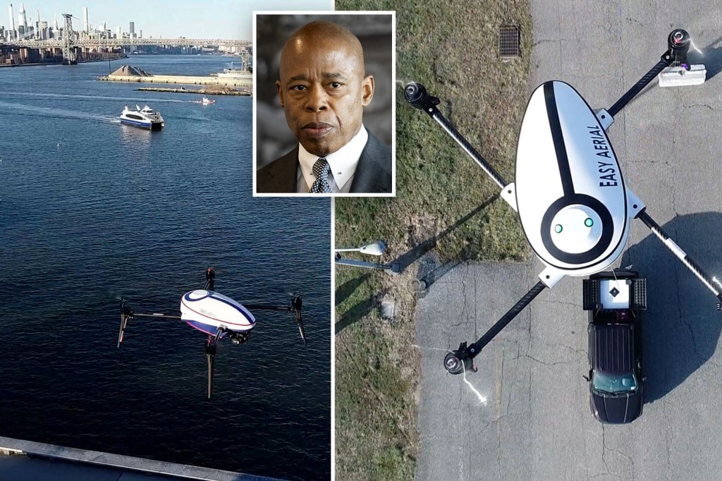 Eric Adams envisage d'utiliser des drones pour lutter contre le crime à New York, selon des sources - New York Post