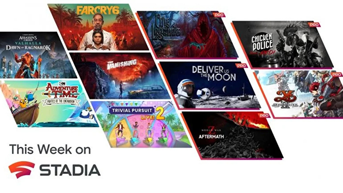 Google Stadia Pro : annonce les nouveaux jeux disponibles en avril
