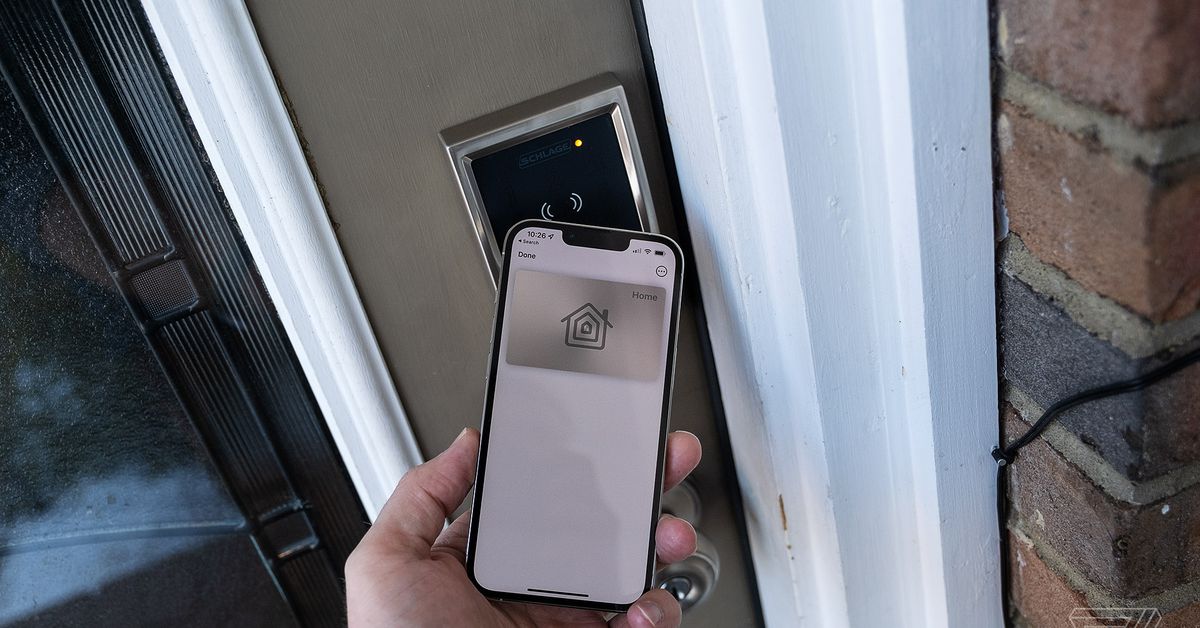 La dernière serrure intelligente de Schlage rend le déverrouillage de votre porte aussi simple que l'utilisation d'Apple Pay