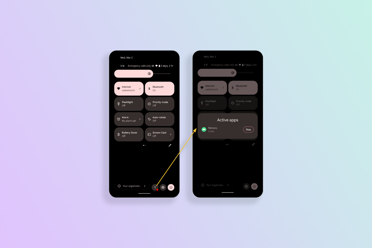 Le gestionnaire de tâches des services de premier plan (FGS) d'Android 13 vous permettra d'arrêter les services de premier plan à partir du tiroir de notifications - XDA Developers