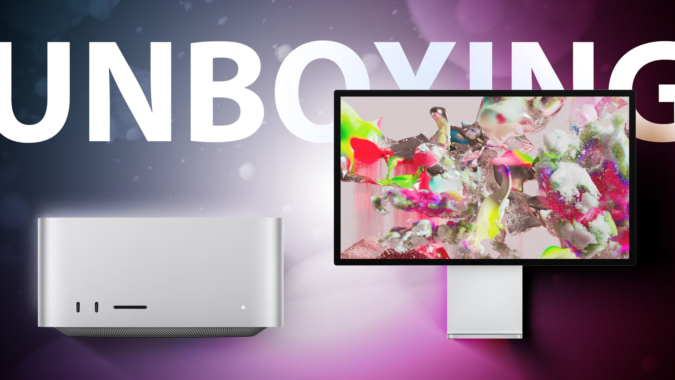 Mac Studio et Studio Display Unboxing - MacRumors