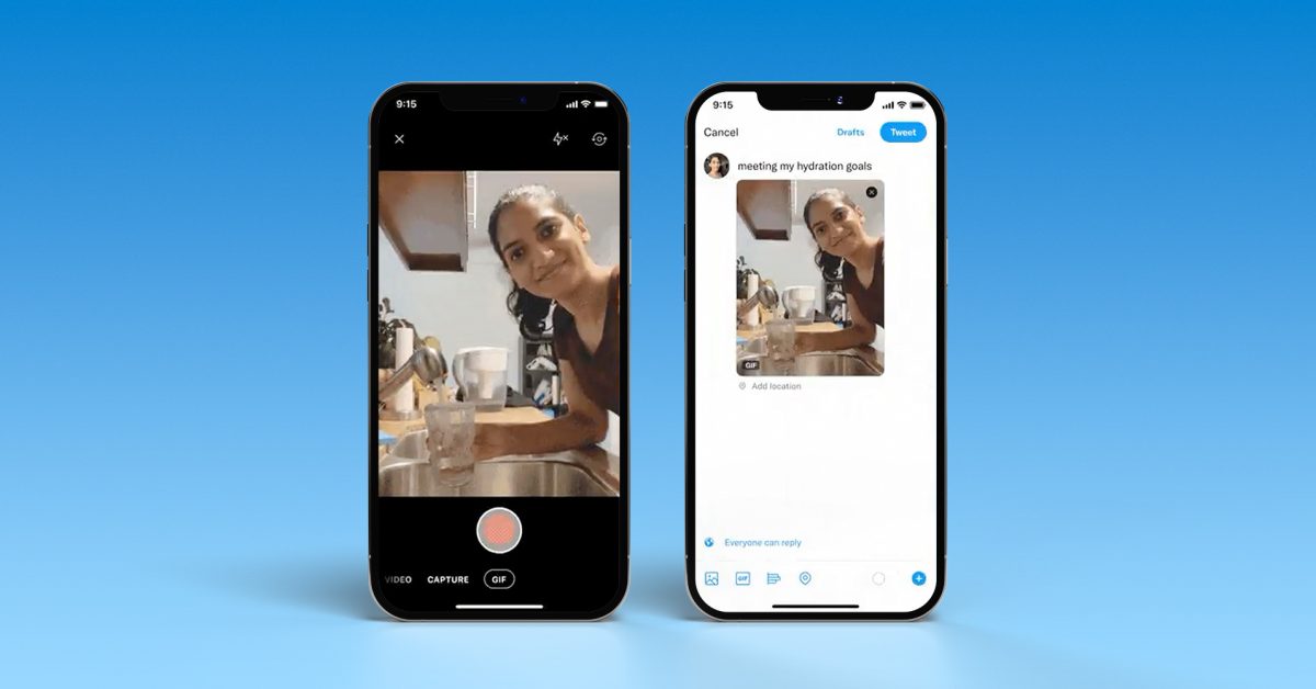 Twitter pour iOS vous permet désormais de créer facilement des GIF à l'aide de l'appareil photo de votre iPhone