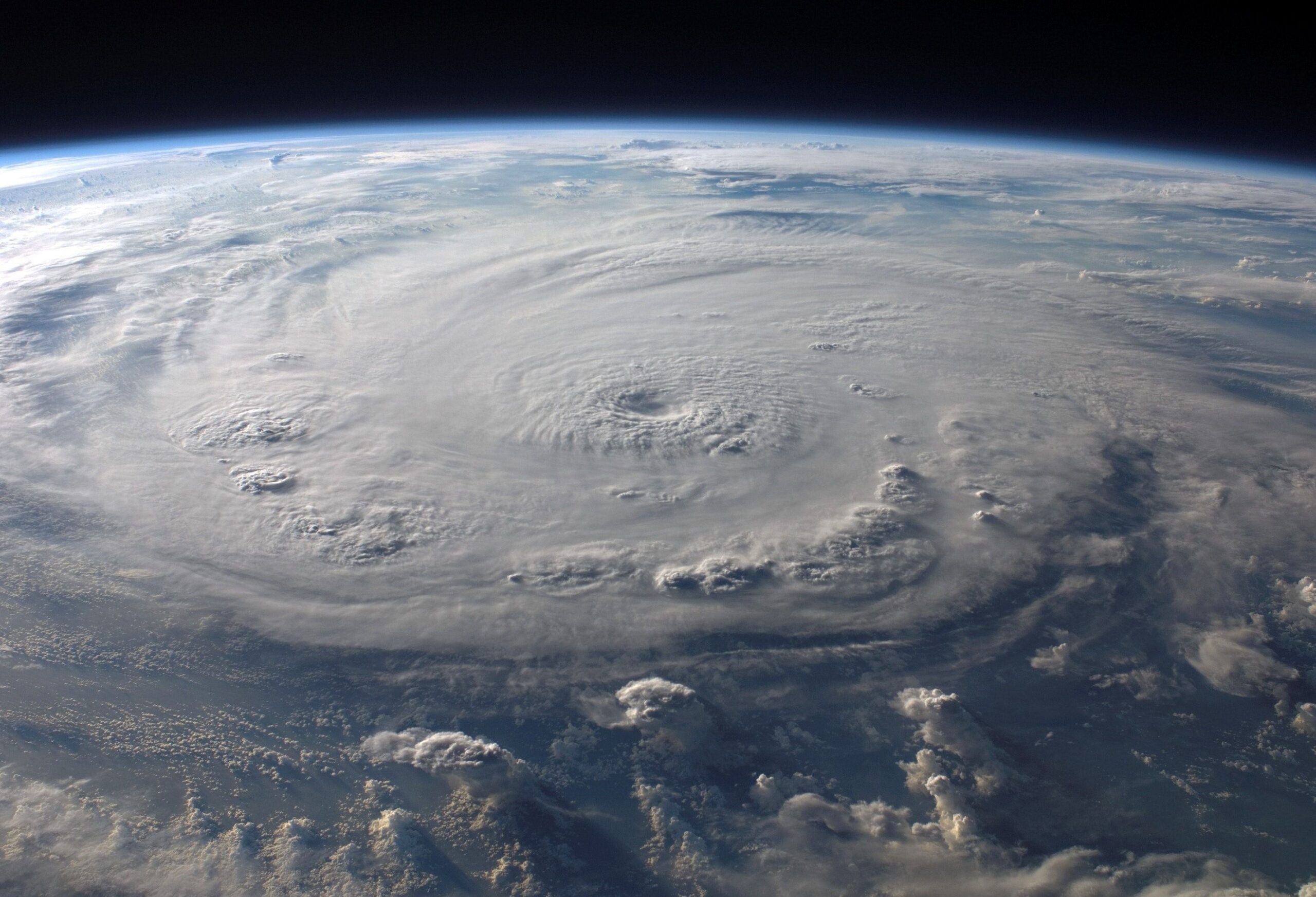 Photo of hurricane from space