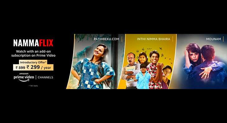 Amazon Prime annonce le service de streaming vidéo Kannada NammaFlix - Exchange4Media
