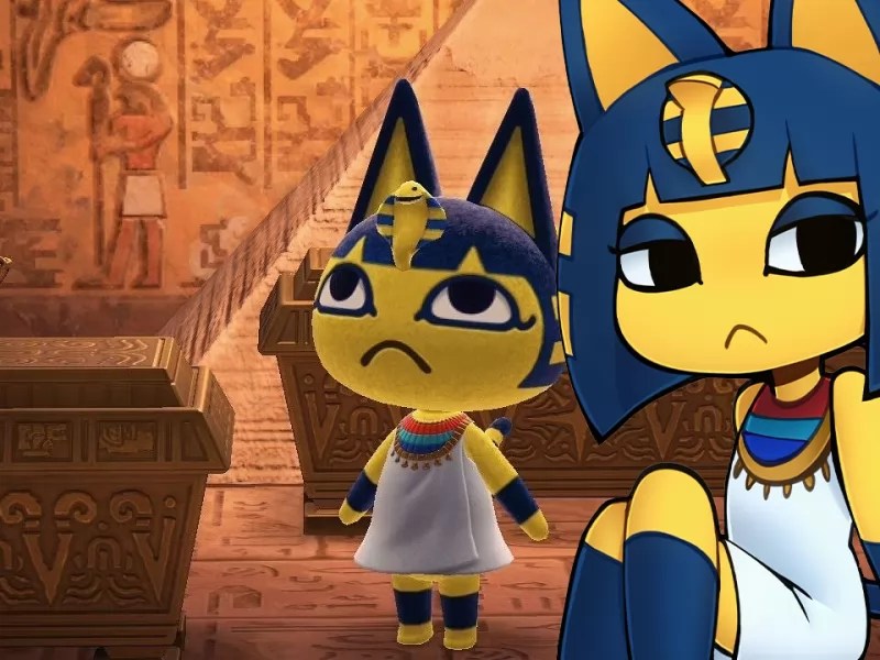 Animal Crossing : un cosplay Ankha au charme égyptien