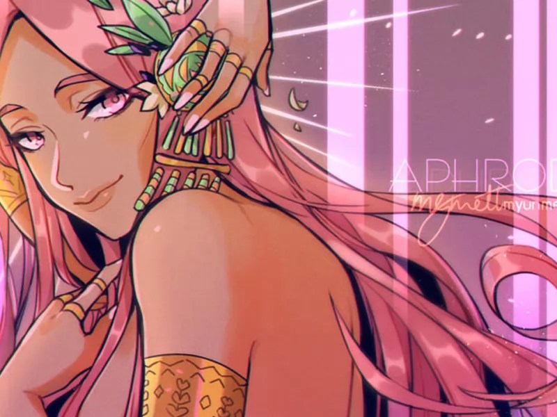 Hadès : Un cosplay d'Aphrodite, la déesse de la beauté en photos sanglantes
