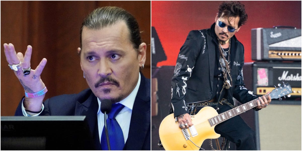 Johnny Depp témoigne : il ne se couperait pas le doigt en tant que guitariste