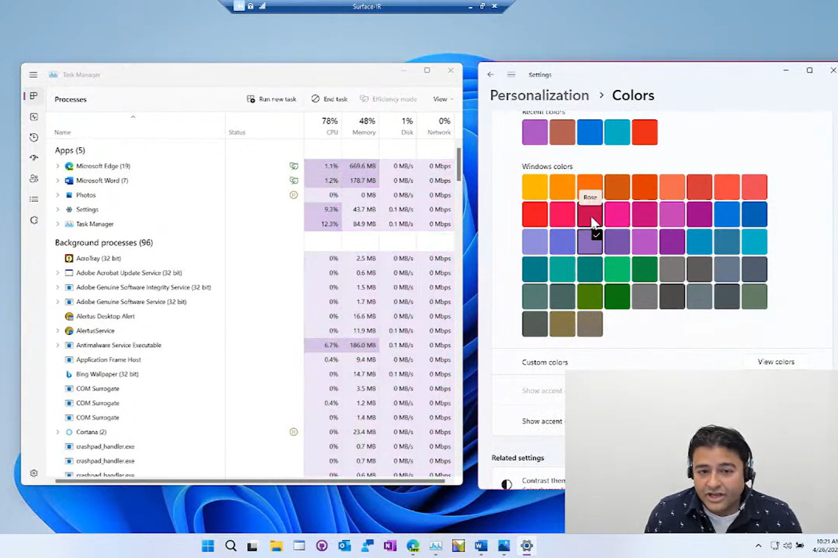 Le nouveau gestionnaire de tâches de Windows 11 utilisera bientôt la couleur de votre thème - XDA Developers