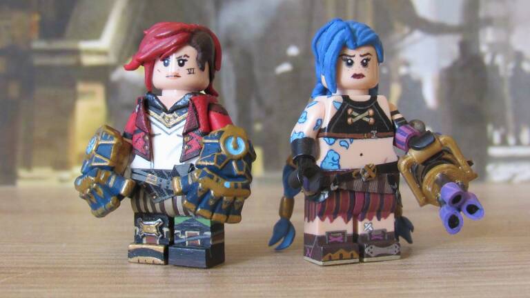 League of Legends, quelqu'un a créé les Arcane LEGO et ils sont magnifiques