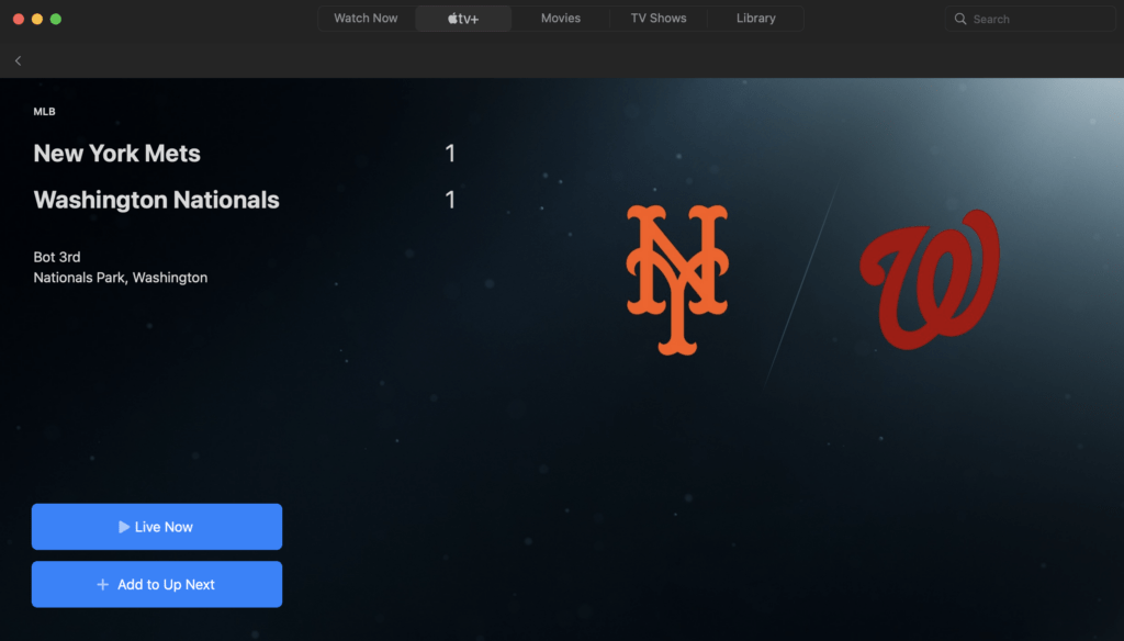 Les fans de baseball détestent regarder le match sur AppleTV+ - OutKick