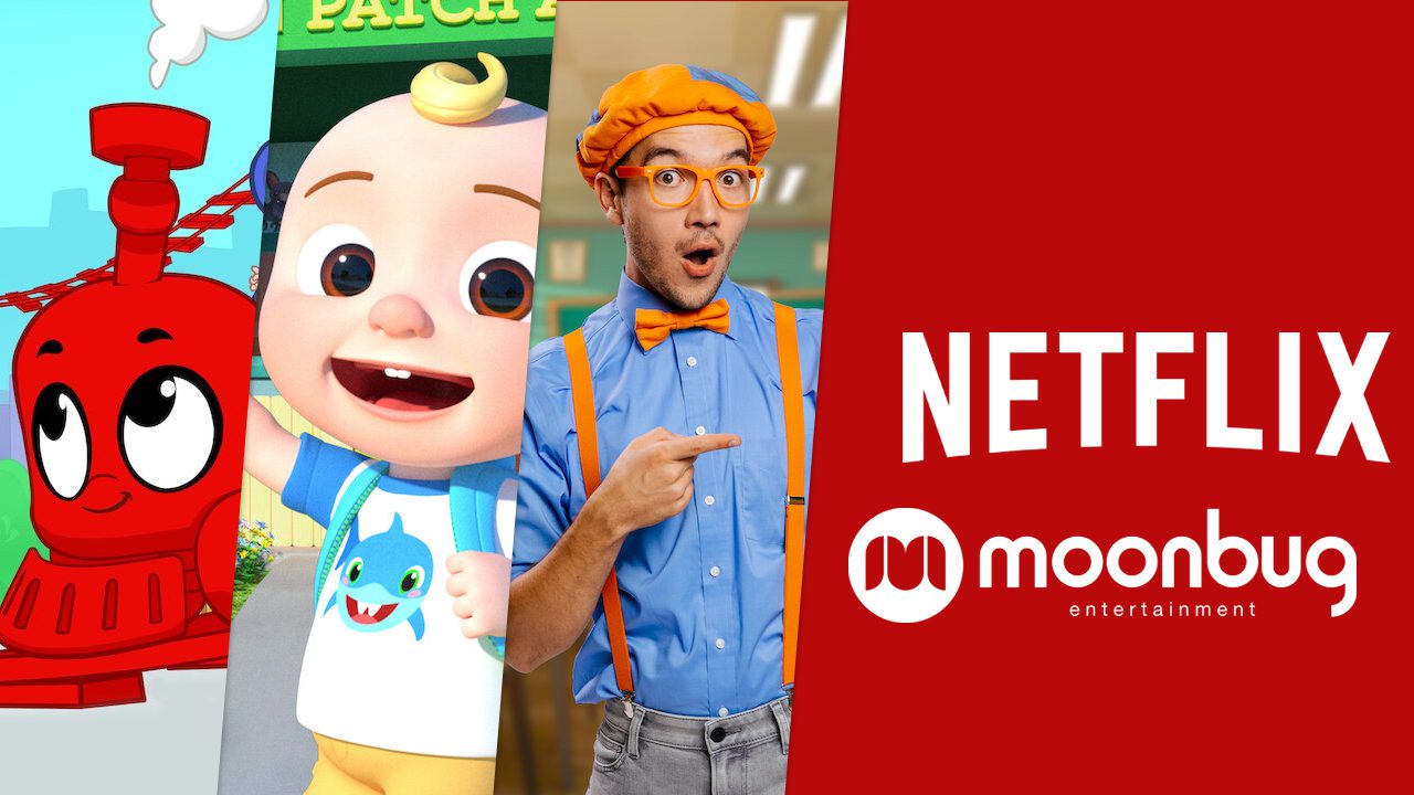 Liste des émissions de divertissement Moonbug sur Netflix