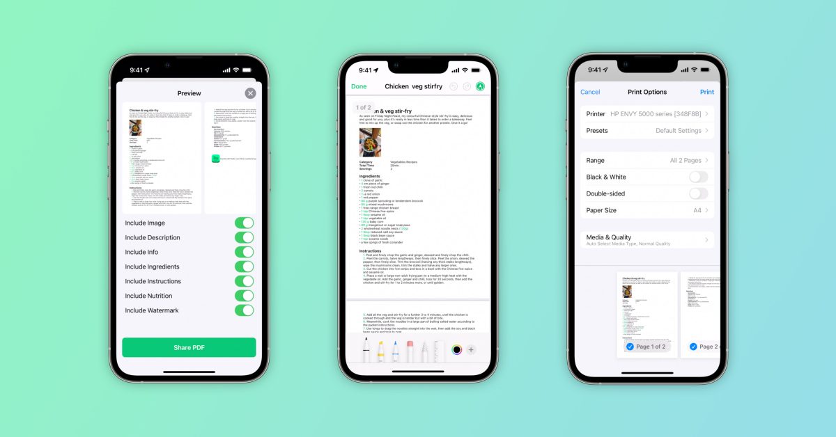 Pilon pour iOS mis à jour avec de nouvelles options de partage de recettes - 9to5Mac