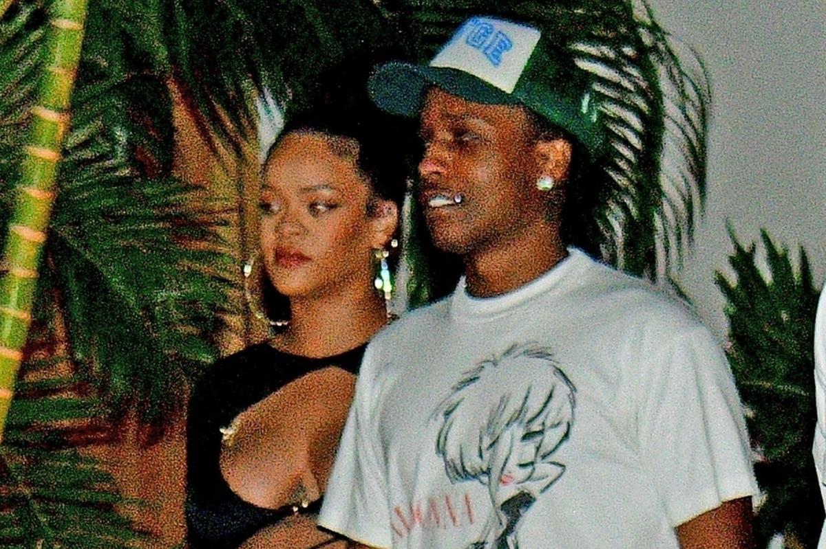 Rihanna enceinte et A $ AP Rocky profitent d’un rendez