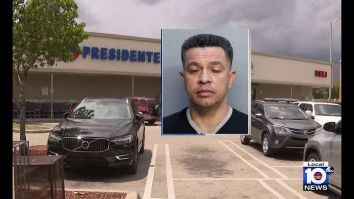 Un employé de supermarché arrêté après qu'un téléphone portable ait trouvé un enregistrement vidéo près des toilettes - WPLG Local 10