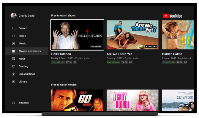 YouTube diffusera pour la première fois des émissions de télévision gratuites financées par la publicité - TechCrunch