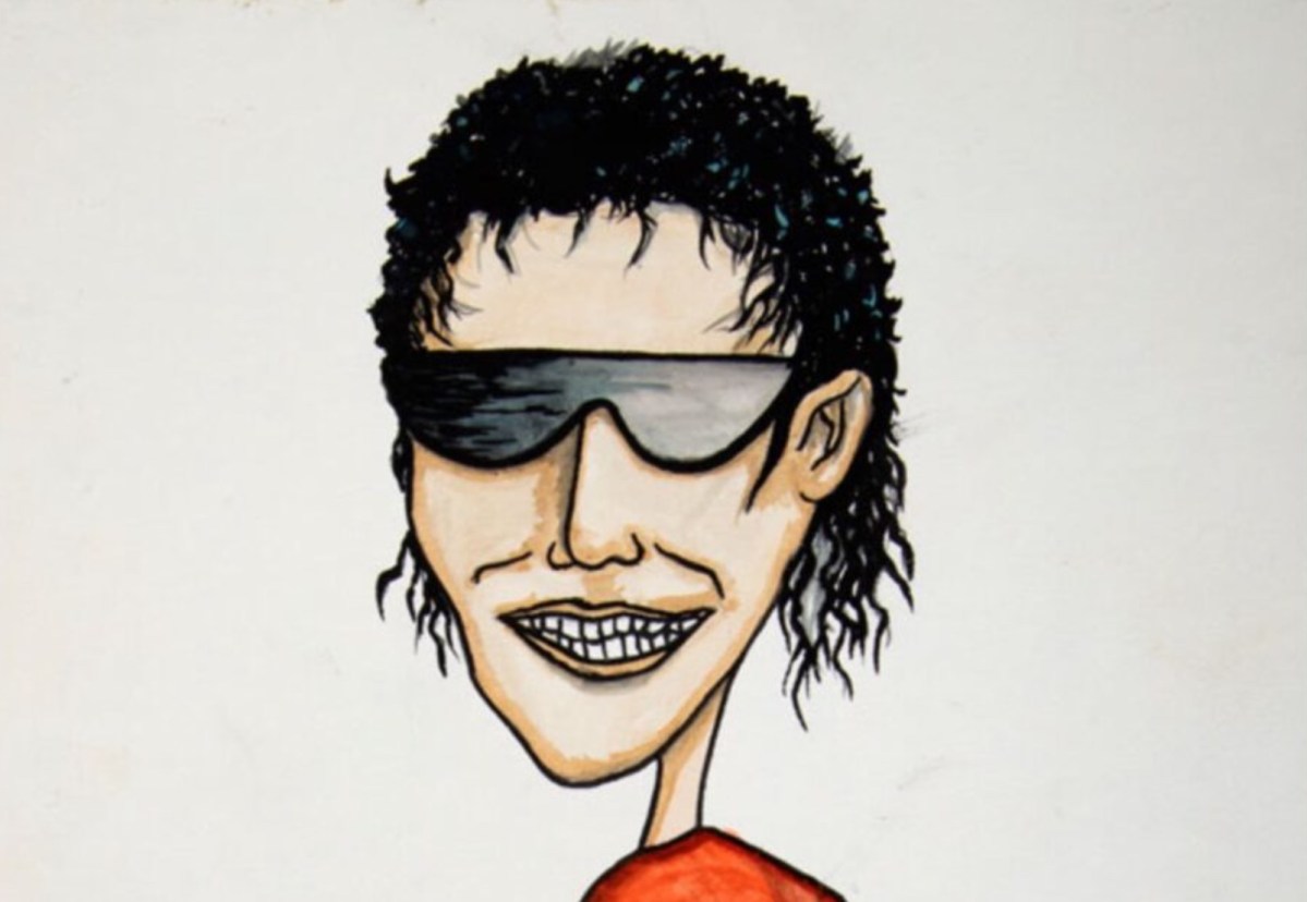 de Kurt Cobain "Sent comme de l’alcool d’ados" guitare et cette étrange caricature de Michael Jackson qu’il a dessinée sont à vendre
