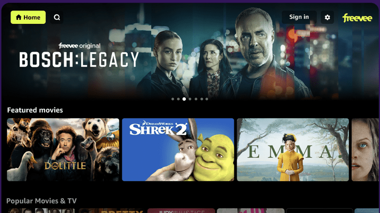 Le service de streaming gratuit d'Amazon, Freevee, est lancé sur Apple TV 4K et Apple TV HD - TechCrunch