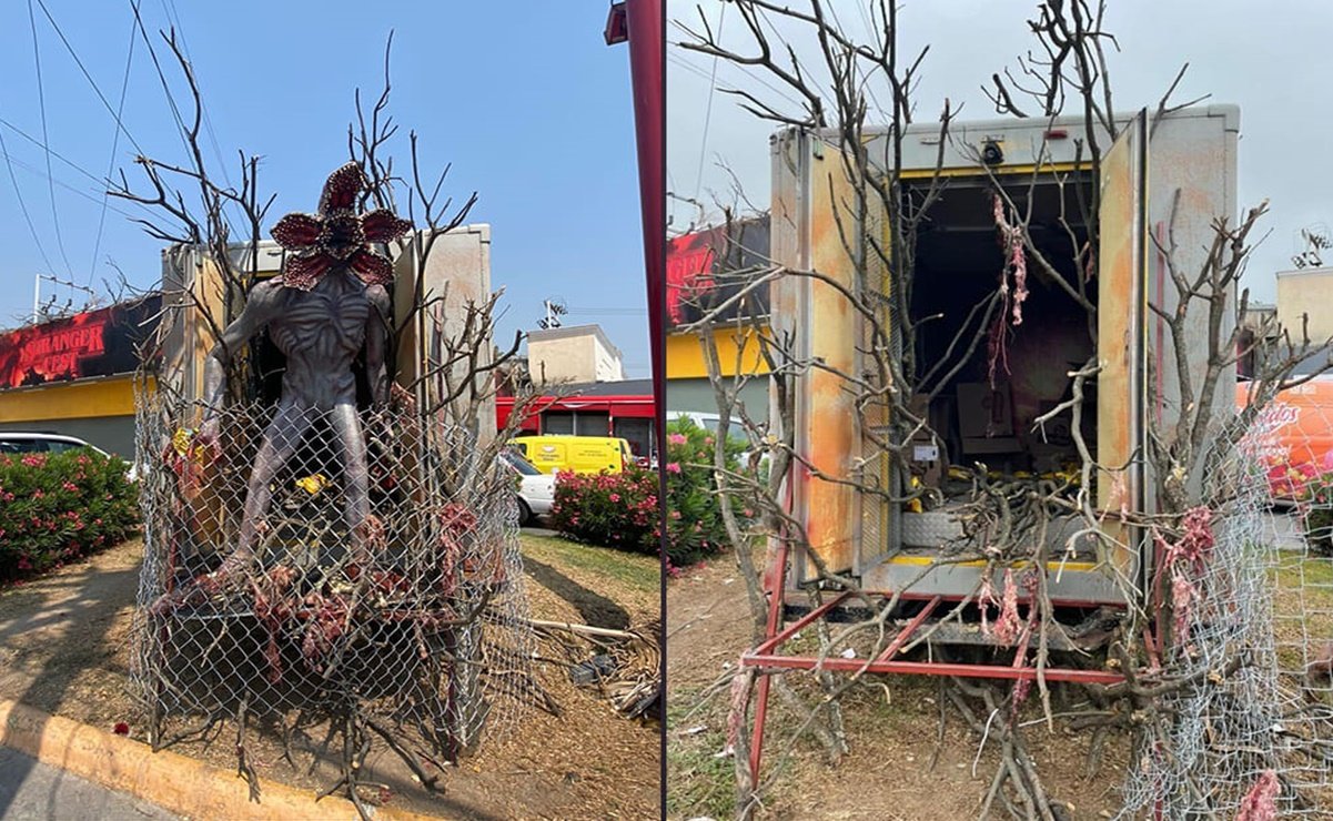 Hay un demogorgon suelto en Monterrey; roban figura de Stranger Things