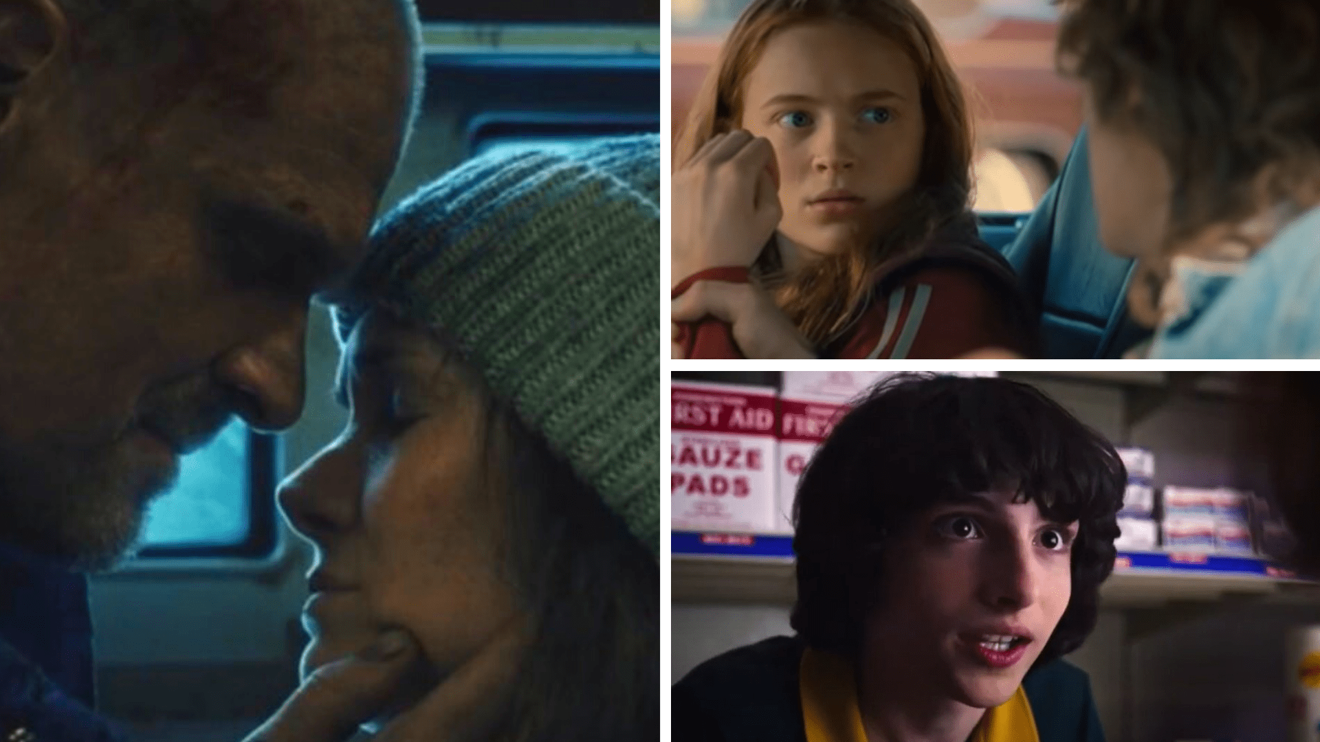 11 scènes improvisées dans 'Stranger Things' : le baiser de Hopper et Joyce dans la série Netflix - Univision