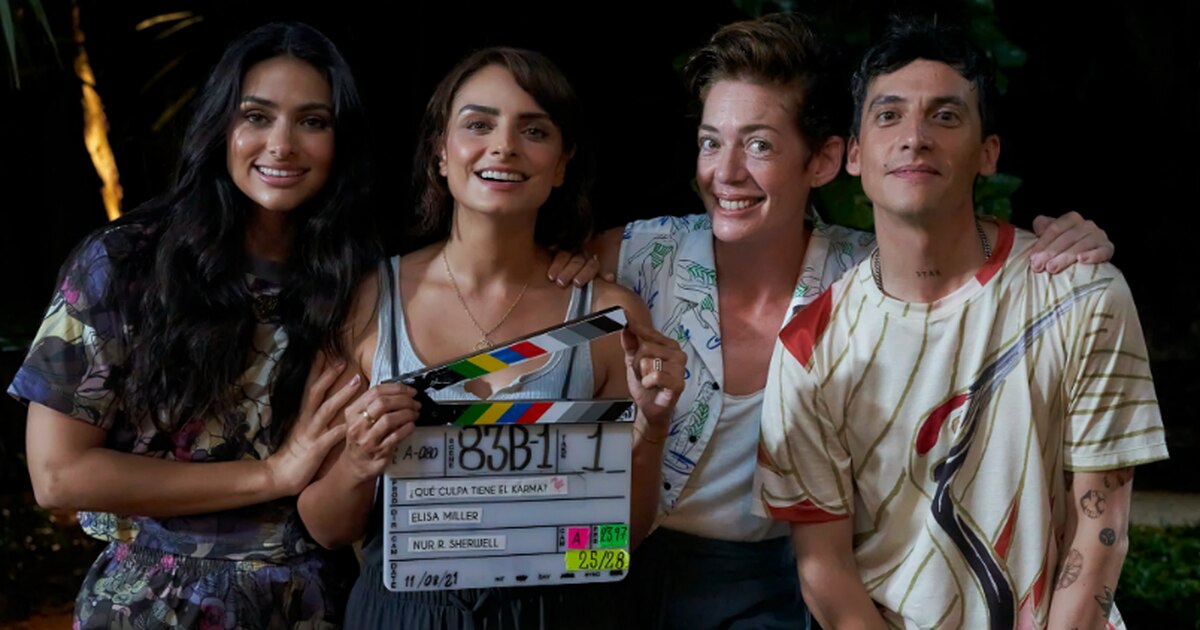 Aislinn Derbez et Renata Notni jouent dans le nouveau film Netflix Quelle est la faute de Karma ?  - Métro Mexique