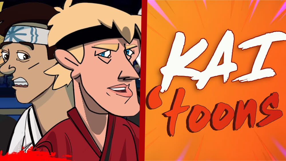 Les dessins animés de "Cobra Kai" publiés par un compte de fan sur YouTube