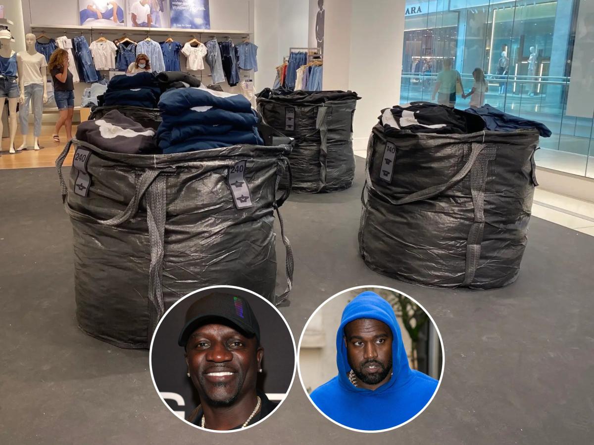 Akon dit que Kanye West ne devrait pas s’excuser après que le rappeur ait été critiqué pour avoir vendu sa ligne Yeezy Gap dans de grands sacs poubelles
